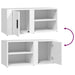 Tv Cabinets 2 Pcs White 80x31.5x36 Cm Engineered Wood Nokati