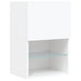 Tv Cabinets with Led Lights 2 Pcs White 40.5x30x60 Cm Ntibtb