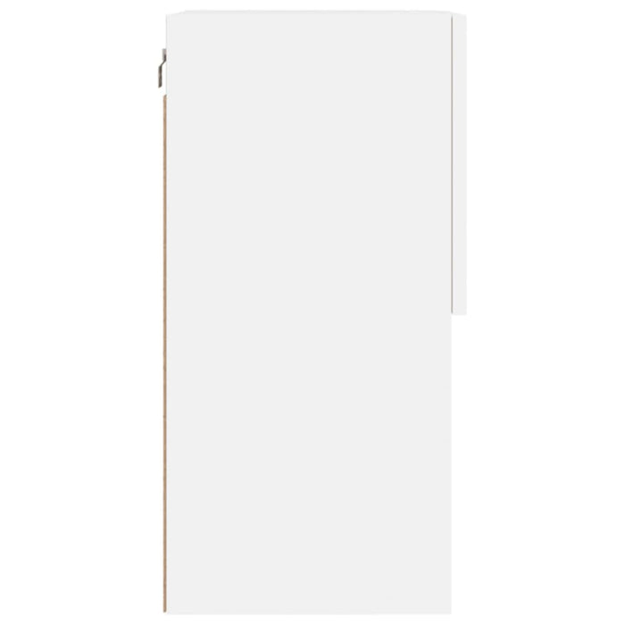 Tv Cabinets with Led Lights 2 Pcs White 40.5x30x60 Cm Ntibtb