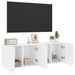 Tv Cabinets Wall-mounted 2 Pcs White 60x30x41 Cm Ntlktk