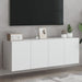 Tv Cabinets Wall-mounted 2 Pcs White 60x30x41 Cm Ntlktk