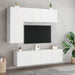 Tv Cabinets Wall-mounted 2 Pcs White 60x30x41 Cm Ntlktk