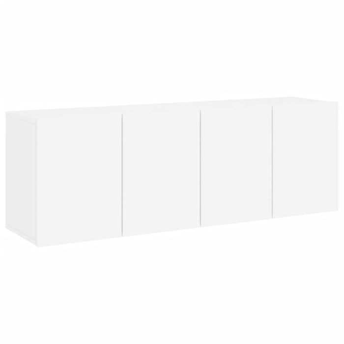 Tv Cabinets Wall-mounted 2 Pcs White 60x30x41 Cm Ntlktk