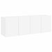 Tv Cabinets Wall-mounted 2 Pcs White 60x30x41 Cm Ntlktk