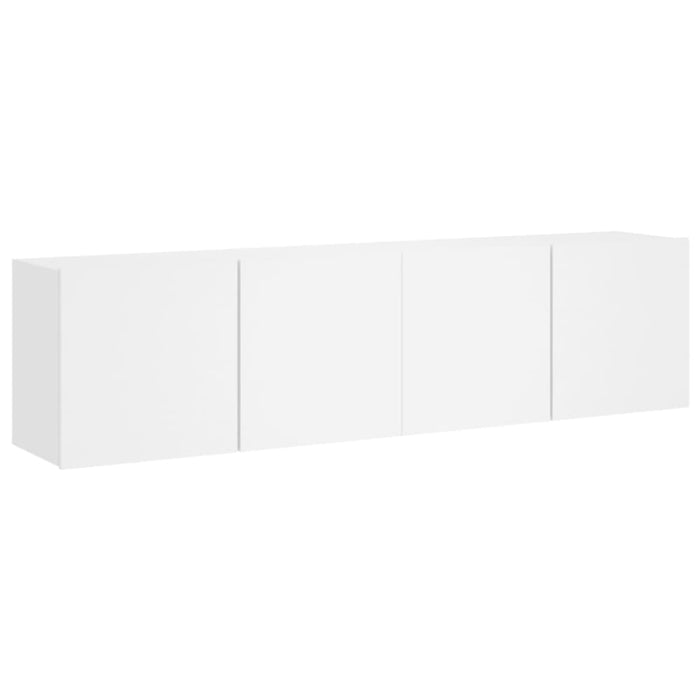 Tv Cabinets Wall-mounted 2 Pcs White 80x30x41 Cm Ntlkpt