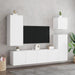 Tv Cabinets Wall-mounted 2 Pcs White 80x30x41 Cm Ntlkpt