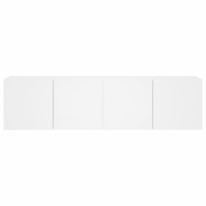Tv Cabinets Wall-mounted 2 Pcs White 80x30x41 Cm Ntlkpt