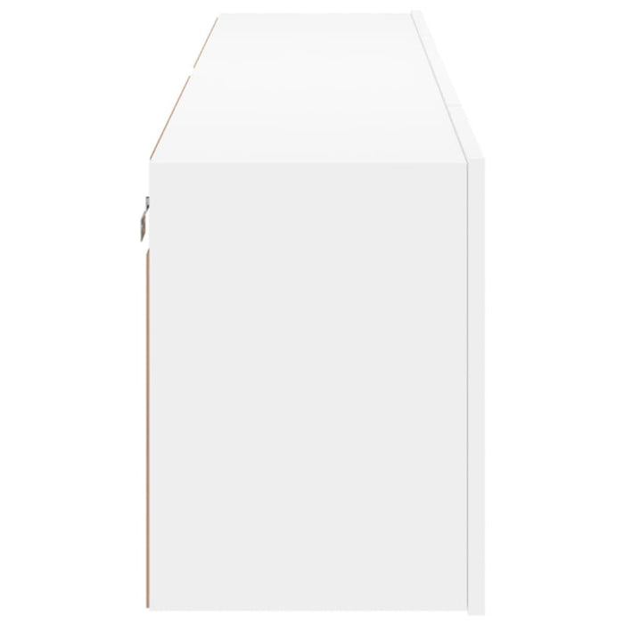 Tv Cabinets Wall-mounted 2 Pcs White 80x30x41 Cm Ntlkpt