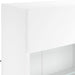 Tv Wall Cabinet with Led Lights White 98.5x30x60.5 Cm Ntiobl