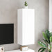 Tv Wall Cabinet White 40.5x30x102 Cm Engineered Wood Ntlkto