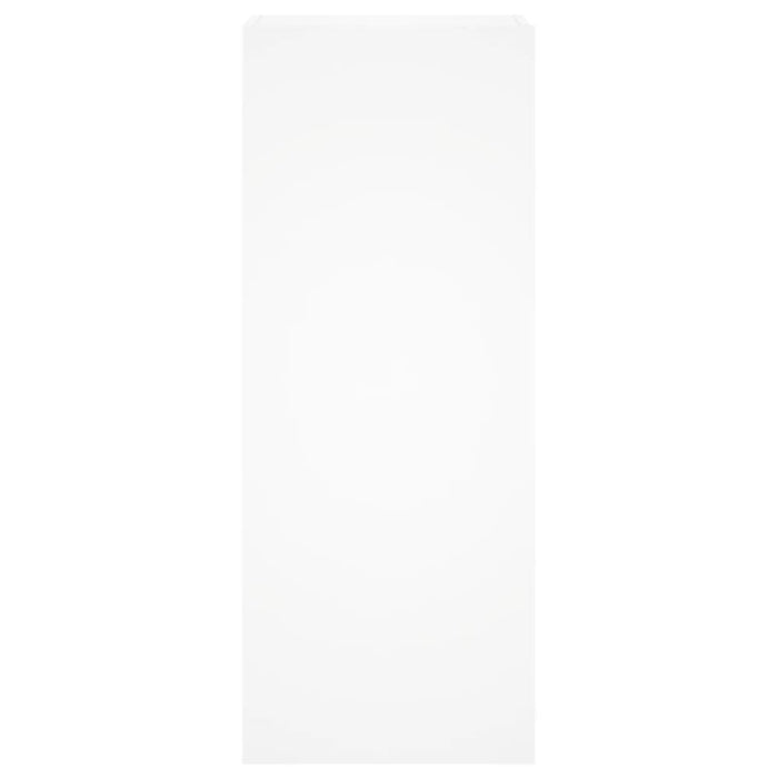 Tv Wall Cabinet White 40.5x30x102 Cm Engineered Wood Ntlkto