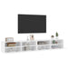 Tv Wall Cabinets 2 Pcs White 100x30x30 Cm Engineered Wood