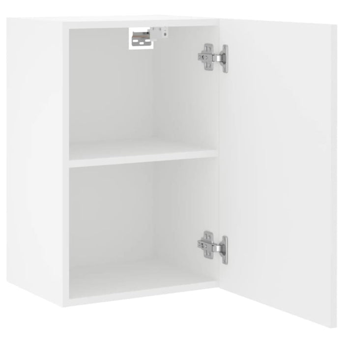 Tv Wall Cabinets 2 Pcs White 40.5x30x60 Cm Engineered Wood