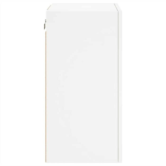 Tv Wall Cabinets 2 Pcs White 40.5x30x60 Cm Engineered Wood