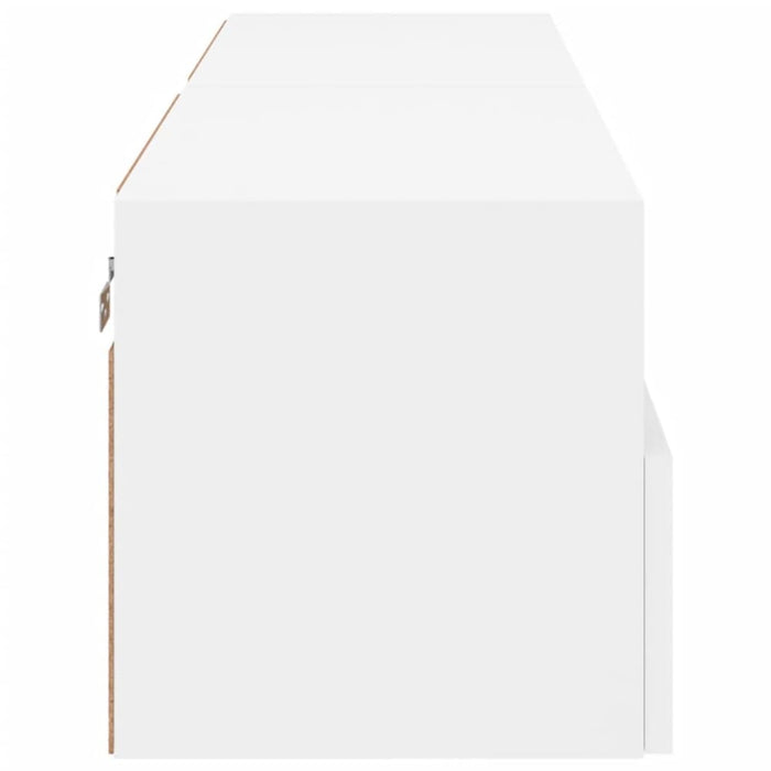 Tv Wall Cabinets 2 Pcs White 60x30x30 Cm Engineered Wood