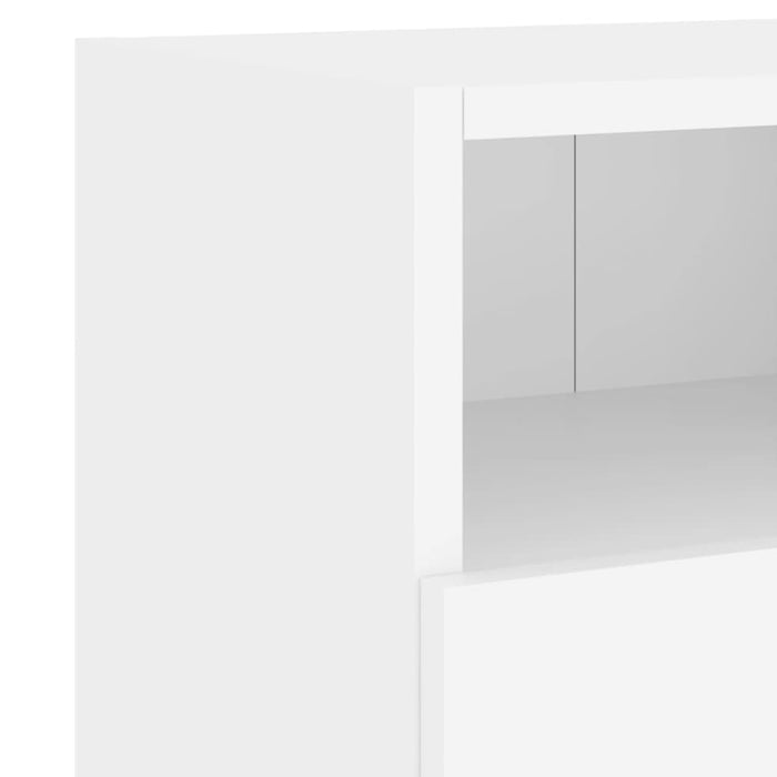 Tv Wall Cabinets 2 Pcs White 60x30x30 Cm Engineered Wood