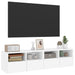Tv Wall Cabinets 2 Pcs White 60x30x30 Cm Engineered Wood