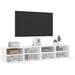 Tv Wall Cabinets 2 Pcs White 80x30x30 Cm Engineered Wood
