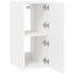 Tv Wall Cabinets with Led Lights 2 Pcs White 30.5x35x70 Cm