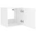 Tv Wall Cabinets with Led Lights 2 Pcs White 40.5x35x40 Cm