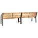 Twin Garden Bench Chinese Fir Wood Toioxt