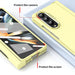 Two Tone Contact Lens Hinge Flip Case For Samsung Fold 4