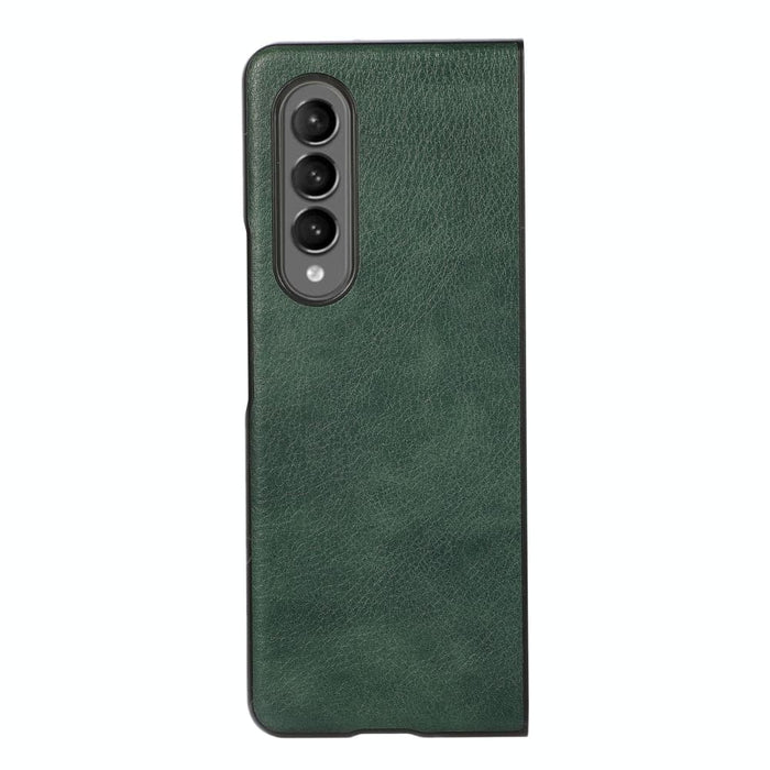 Two Tone Litchi Pu Phone Case For Samsung Galaxy z Fold 4