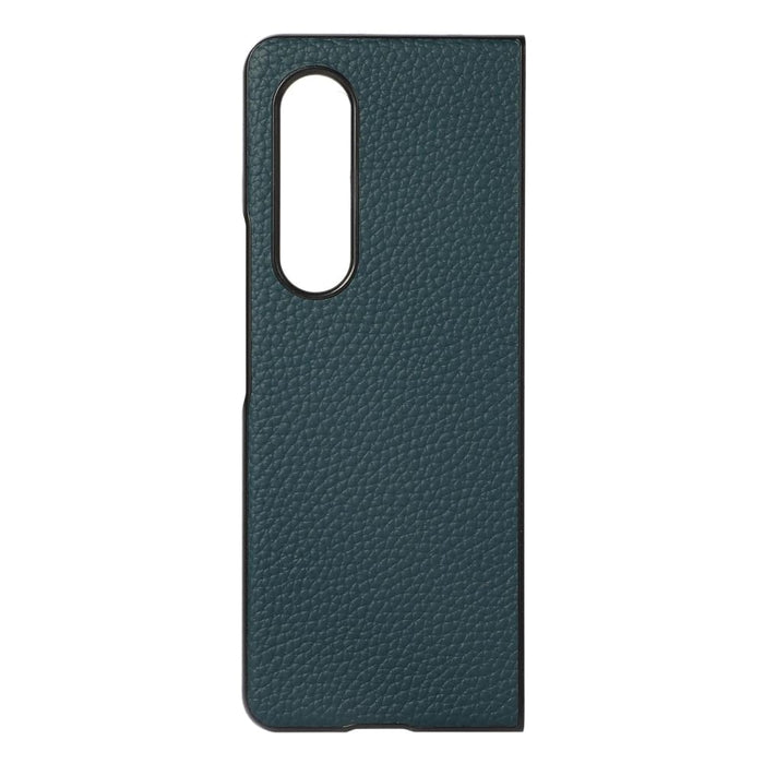 Two Tone Litchi Texture Case For Samsung Galaxy z Fold 4