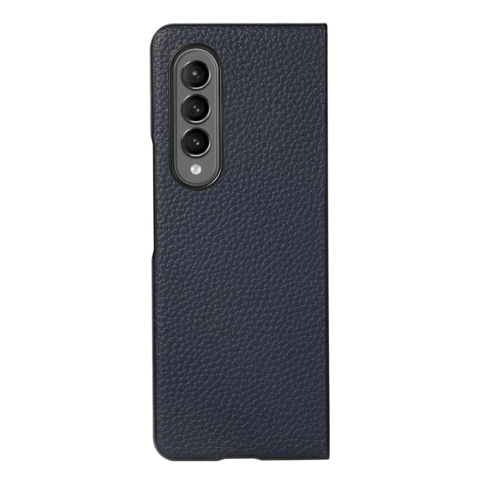 Two Tone Litchi Texture Case For Samsung Galaxy z Fold 4
