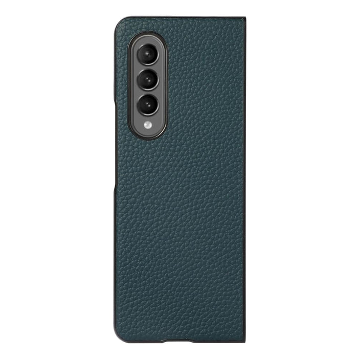 Two Tone Litchi Texture Case For Samsung Galaxy z Fold 4