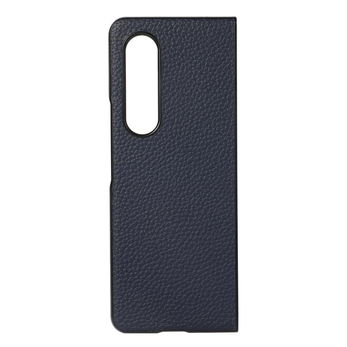 Two Tone Litchi Texture Case For Samsung Galaxy z Fold 4
