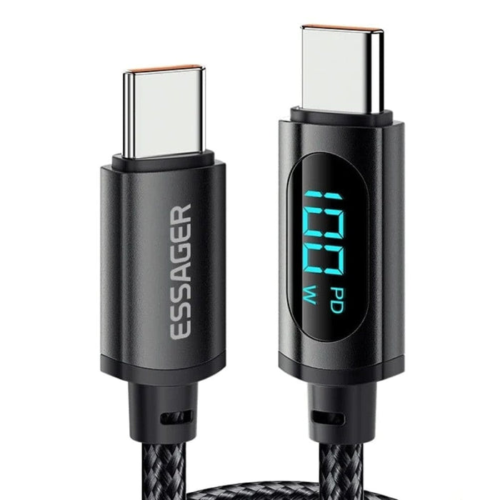 Type c to Cable 100w Pd Fast Charging Charger Usb Display