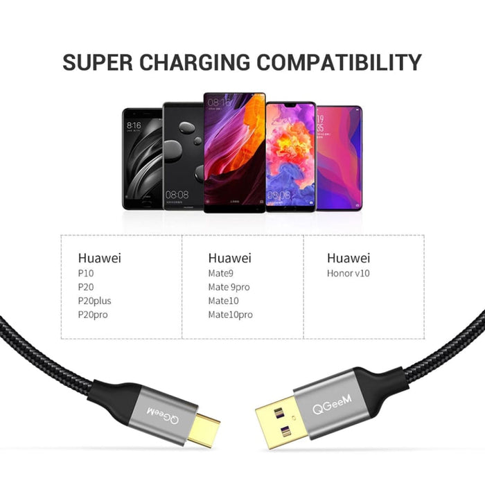 5a Usb Type-c Fast Charging Cable for Huawei P20 Mate 20 Pro