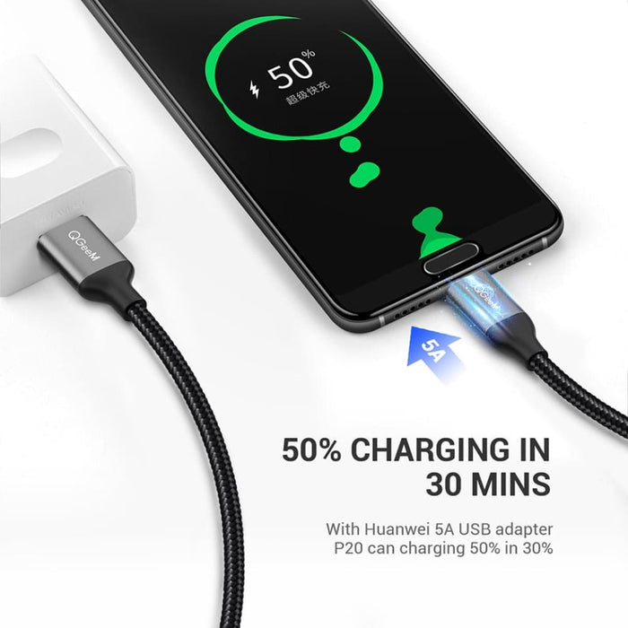 5a Usb Type-c Fast Charging Cable for Huawei P20 Mate 20 Pro