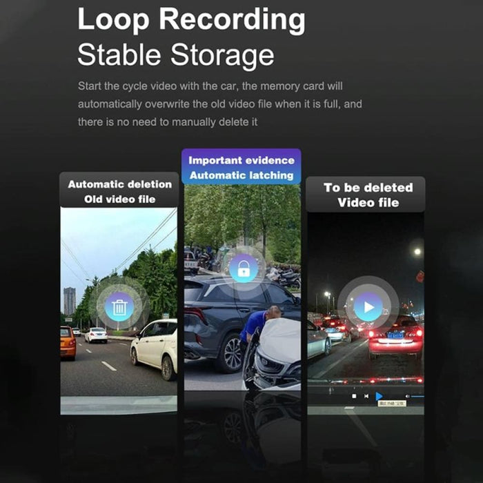 U06 2k Ultra Hd Night Vision Wifi Car Driving Recorder