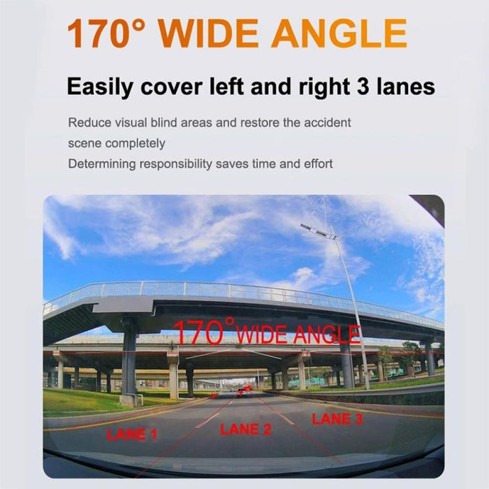 U06 2k Ultra Hd Night Vision Wifi Car Driving Recorder