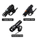 Ultra - bright Zoomable 240 Lumen Usb Rechargeable Bicycle