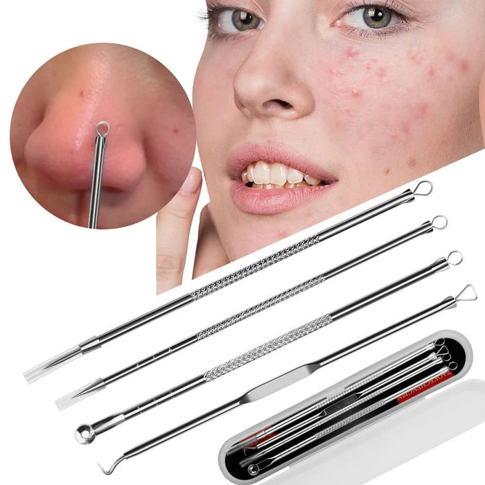 Ultra Fine Blackhead Remover Clip and Tweezers
