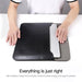 Ultra Thin Leather Laptop Sleeve Table For 15 / 15.4 / 16