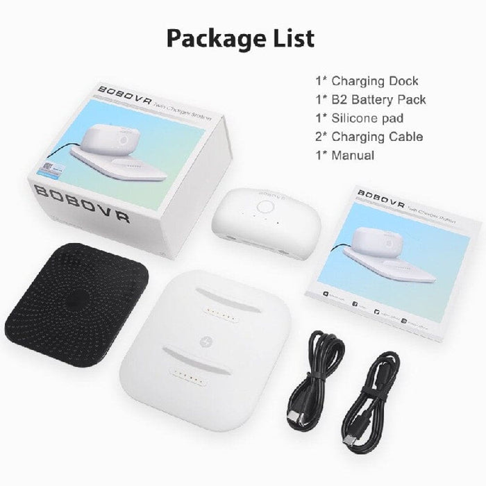 Ultra-thin Twin Head Strap Charger Station for B2 M2 Pro