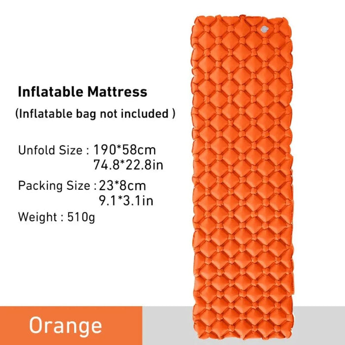 Ultralight Inflatable Camping Sleeping Pad For Travel
