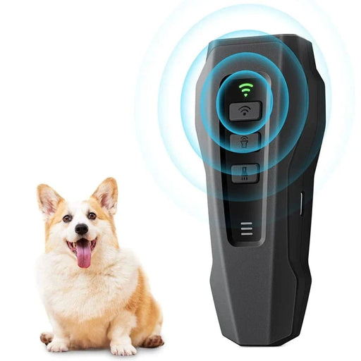 Ultrasonic Dog Repeller Led Anti Barking Device 10m
