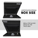 Under Tray Tool Box Underbody Pair Set 600mm Black Aluminium