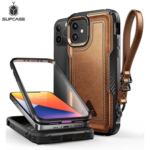 Unicorn Beetle Royal Rugged Leather Case for Iphone 12 Pro