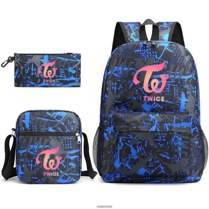 Unisex 3pcs Twice Nayeon Cool Kids School Bag