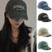 Unisex Cotton Baseball Cap With Embroidery For Casual
