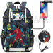 Unisex Cr7 Football Casual Daypack School Bag
