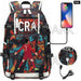 Unisex Cr7 Football Casual Daypack School Bag