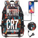 Unisex Cr7 Football Casual Daypack School Bag