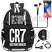 Unisex Cr7 Football Casual Daypack School Bag